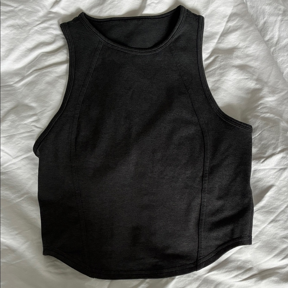 Lululemon Heathered Black Sleeveless Women's Top